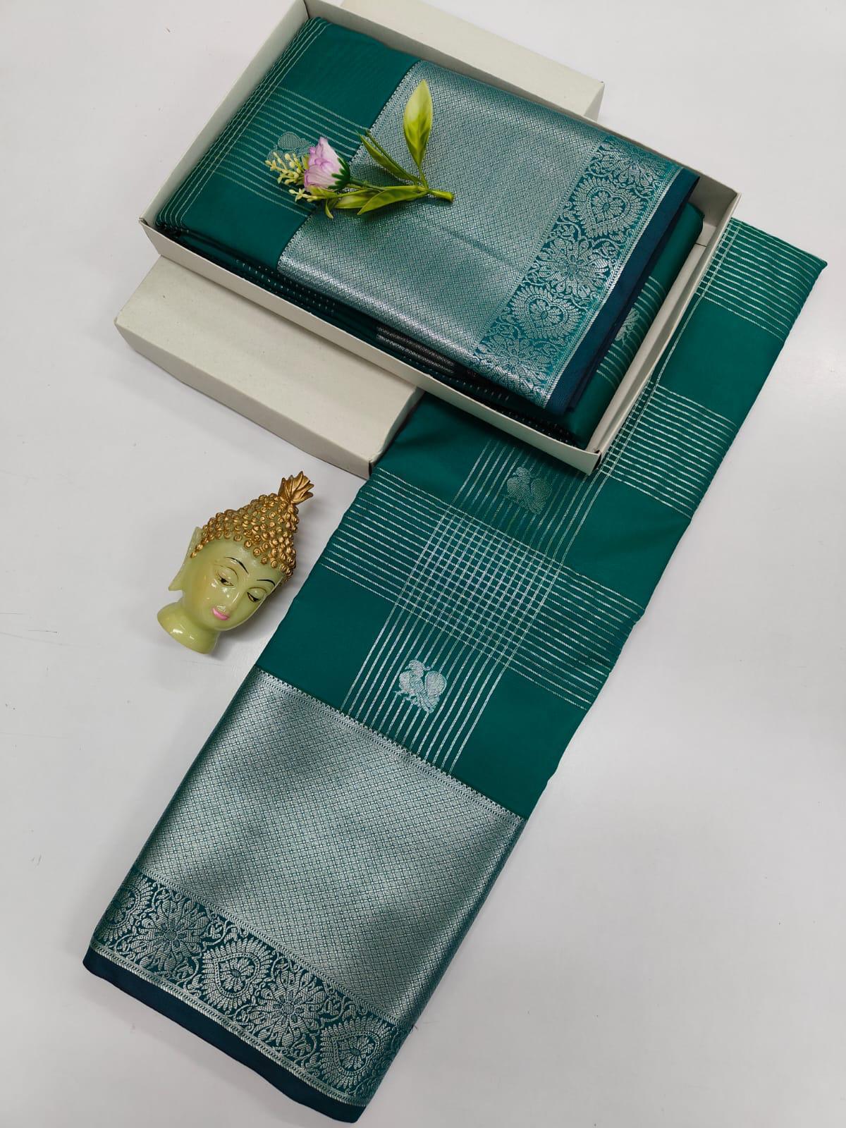 Dharmavaram softb silk saree