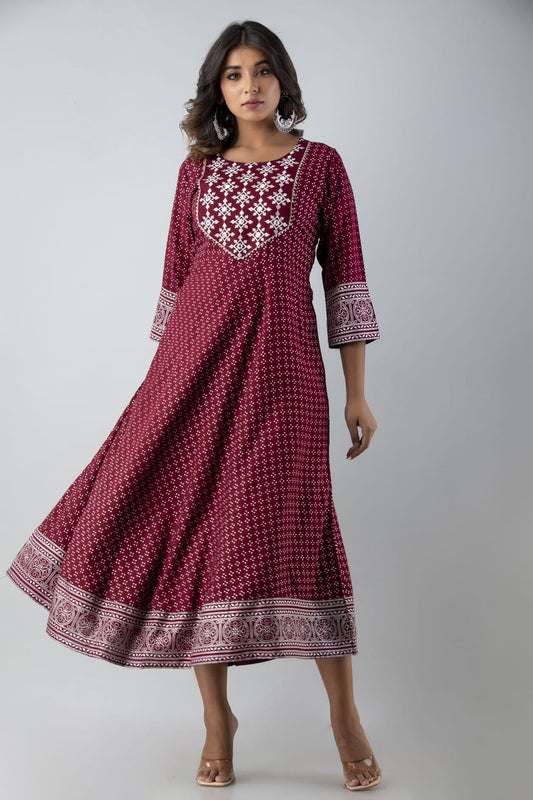 Pulka dots -Mirror Kurti