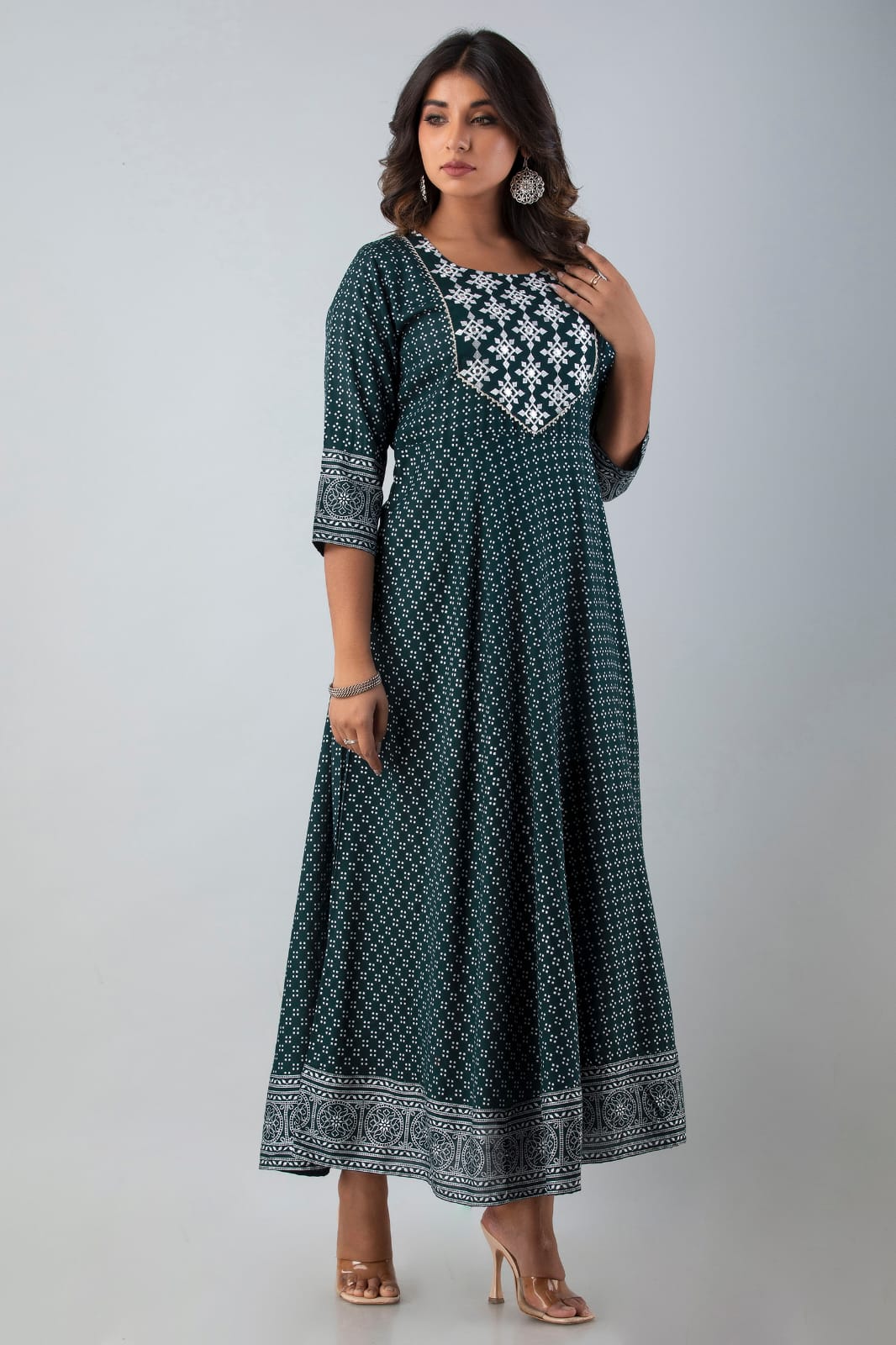 Pulka dots -Mirror Kurti